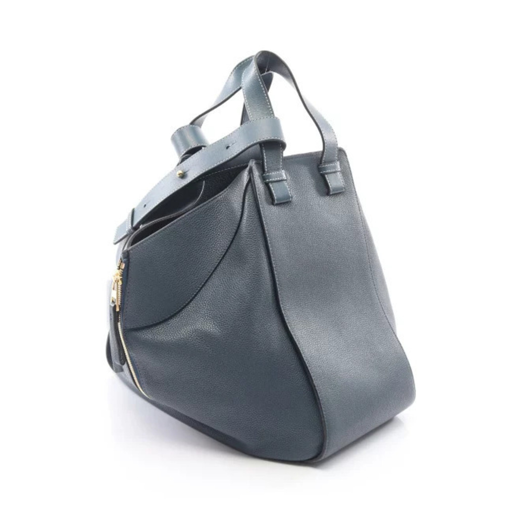 Loewe Blue Handbag Leather Hammock Blue